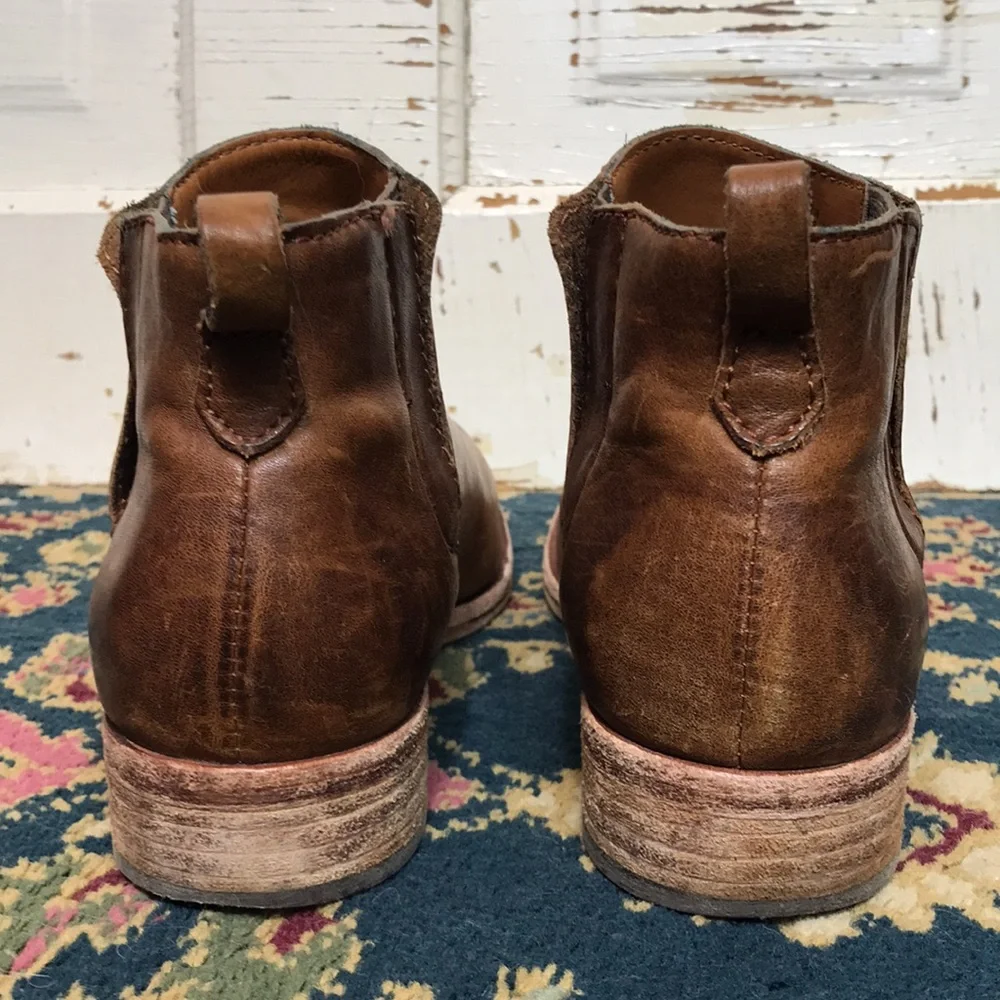 🍄 Kork-Ease Velma Brown Leather Bootie - Picture 8 of 16